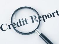 Magnifying Glass on a Credit Report